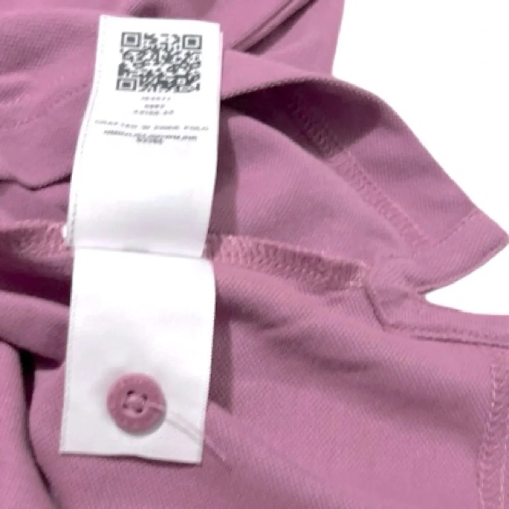 NWT True Religion Men's Designer Cotton Logo Polo MAUVE ORCH